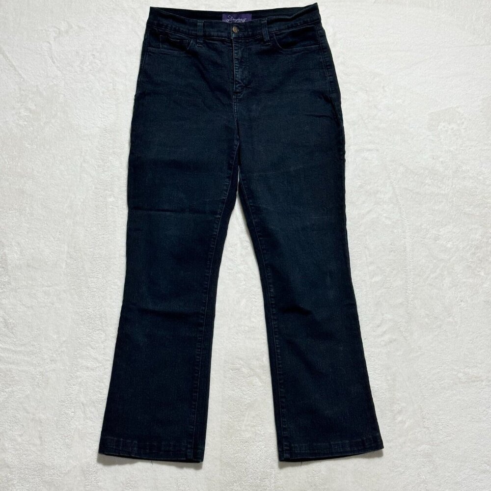 Not Your Daughters Jeans Black Bootcut NYDJ Womens Size 12  - Made in USA